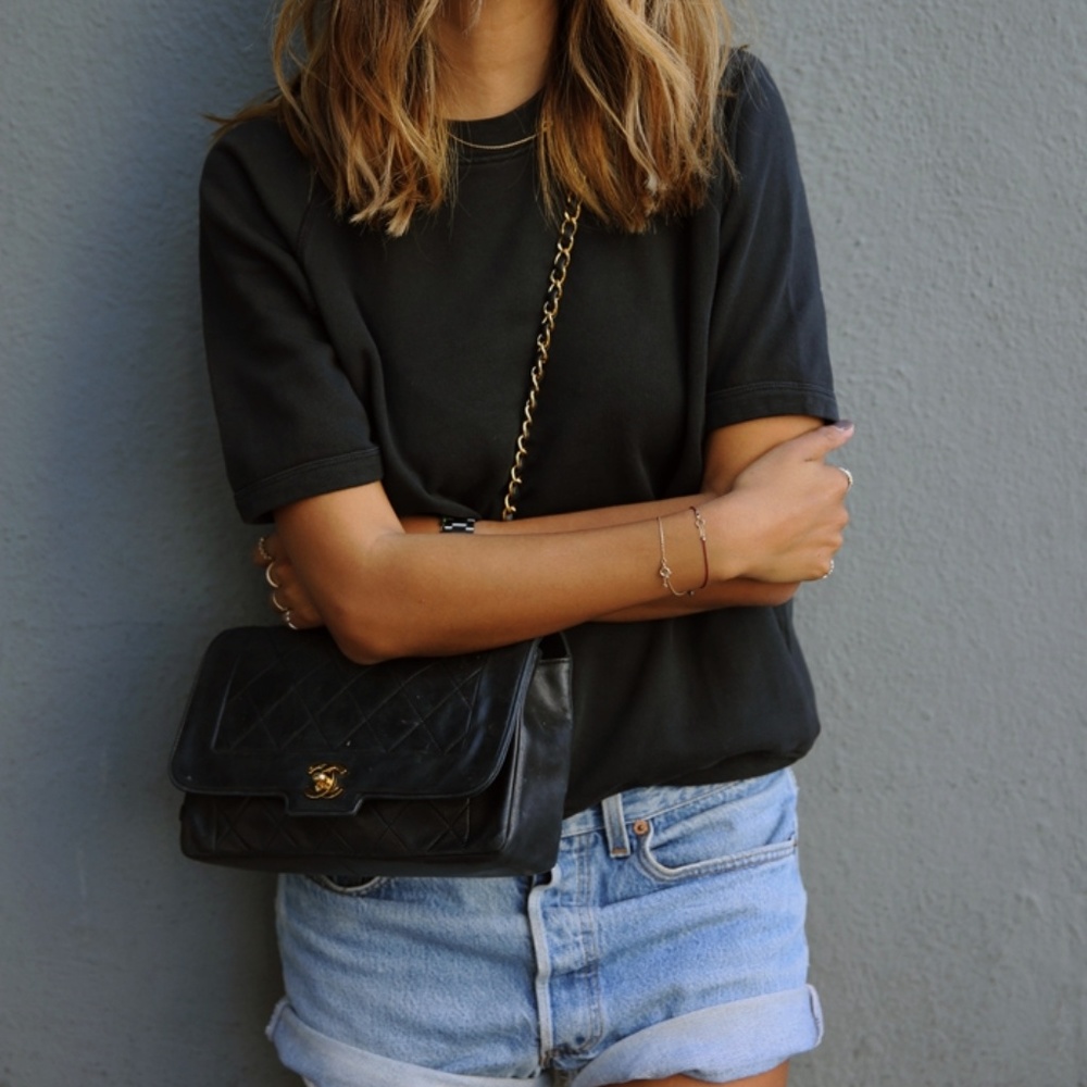 Sincerely Jules Cara Short Sleeve Sweatshirt Black